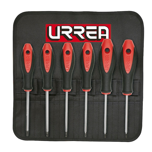 Bimaterial Screwdriver, Set of 6 Pieces (Torx type)